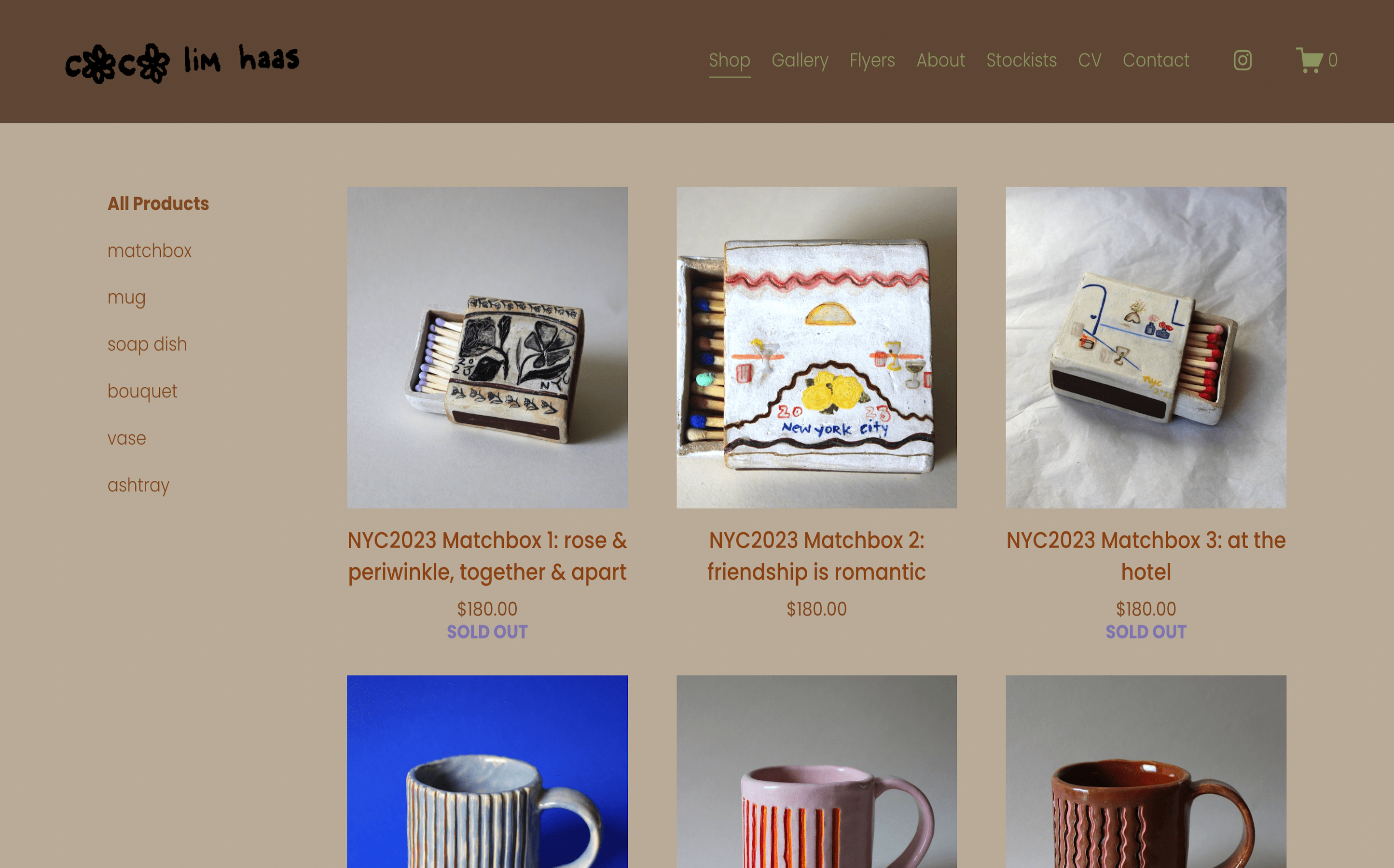 Coco Lim Haas Website Homepage